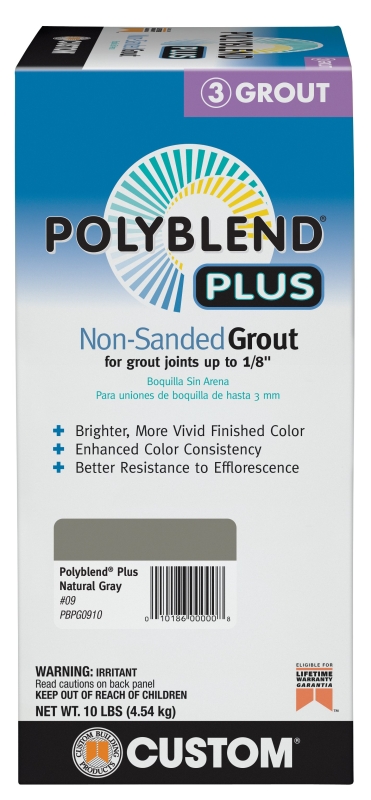 GROUT NON-SANDED NATL GRY 10LB