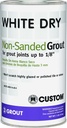 GROUT NONSANDED DRY WHITE 1LB 