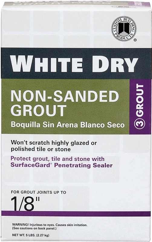 GROUT NONSANDED DRY WHITE 5LB 