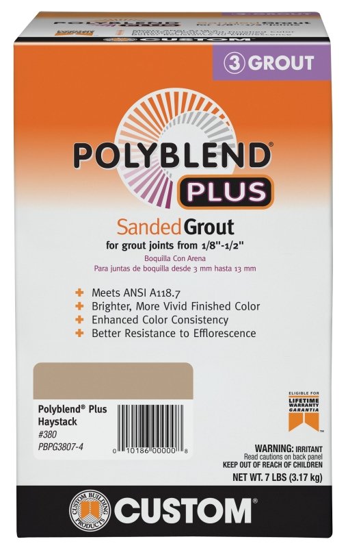 [1515071] GROUT TILE SANDED HAYSTACK 7LB