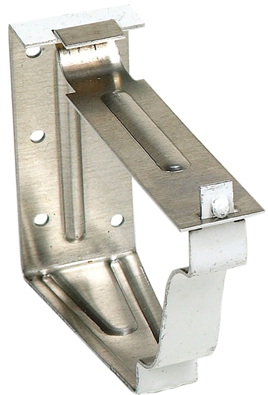 GUTTER BRKT 5IN FASCIA WHT ALU