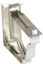 GUTTER BRKT 5IN FASCIA WHT ALU
