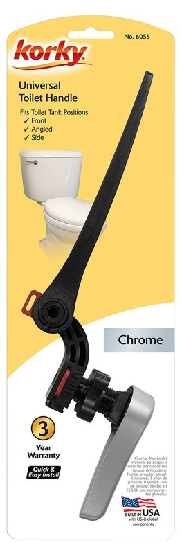 HANDLE FLUSH TLT UNIV CHROME  