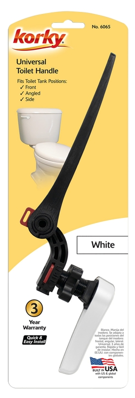 HANDLE FLUSH TOILET UNIV WHITE
