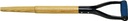 HANDLE SHOVEL STRAIGHT WD 24IN