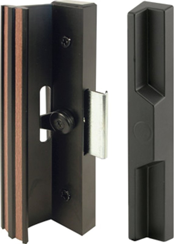 HANDLE SLIDING DOOR BLK AL    