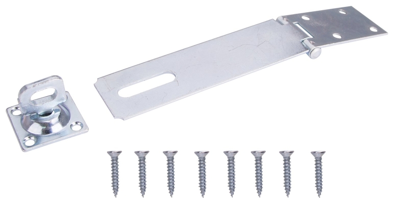HASP SAFETY 6IN SWVL ZINC STL 