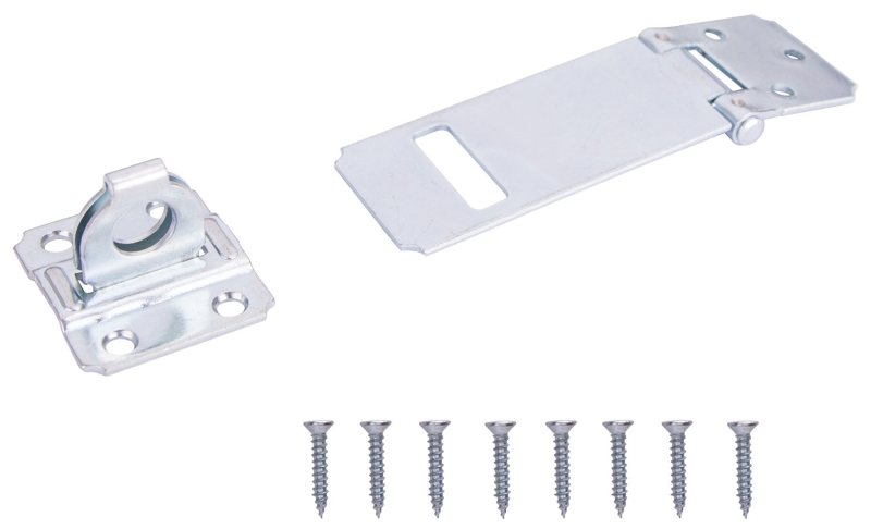 HASP SAFETY ADJ ZINC 3-1/2IN  