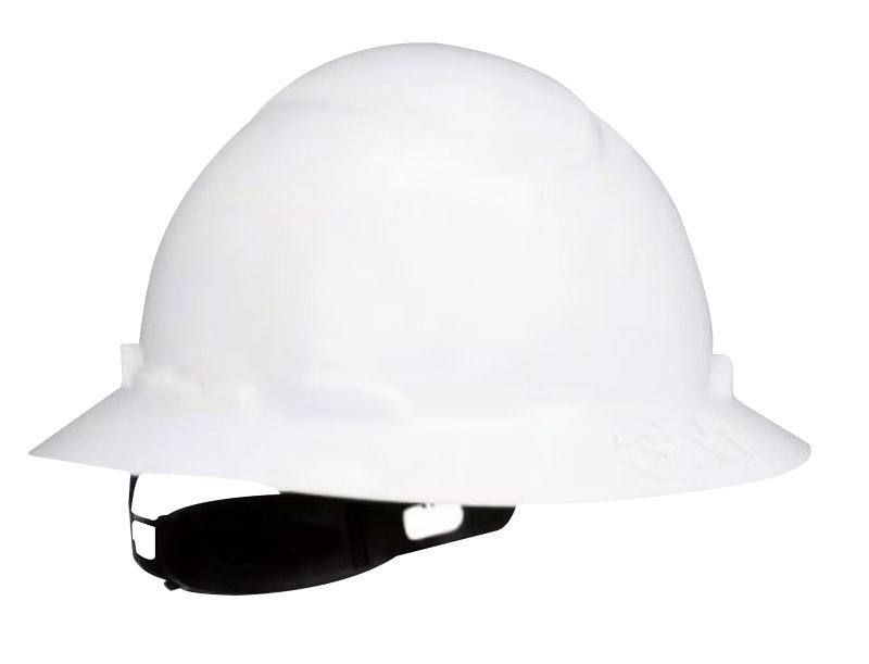 [4310959] HAT HARD BRIM FULL W/RCHT WHT 