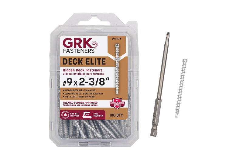 HIDDEN DECK SCREW NO9X2-3/8IN 