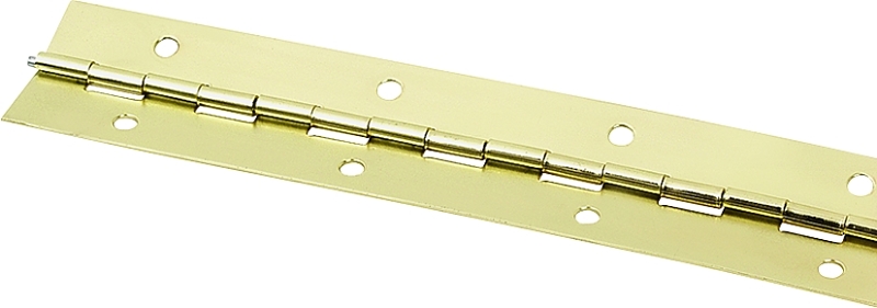 HINGE CONT BRT BRASS 1-1/2X30 