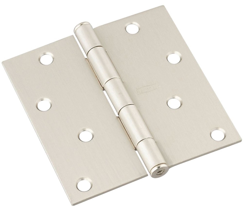 HINGE DOOR 4IN SATIN NKL STL  