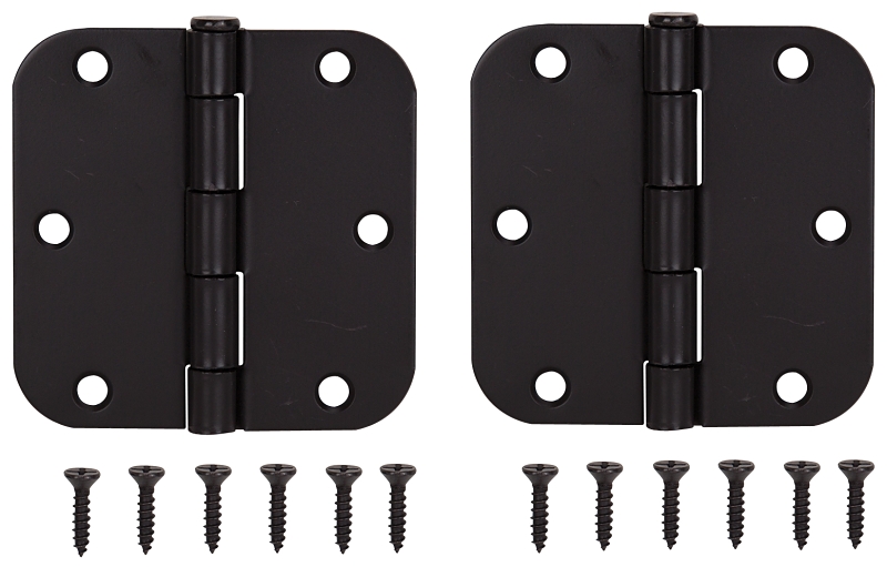 HINGE DOOR RD 3.5X3.5IN ORB   