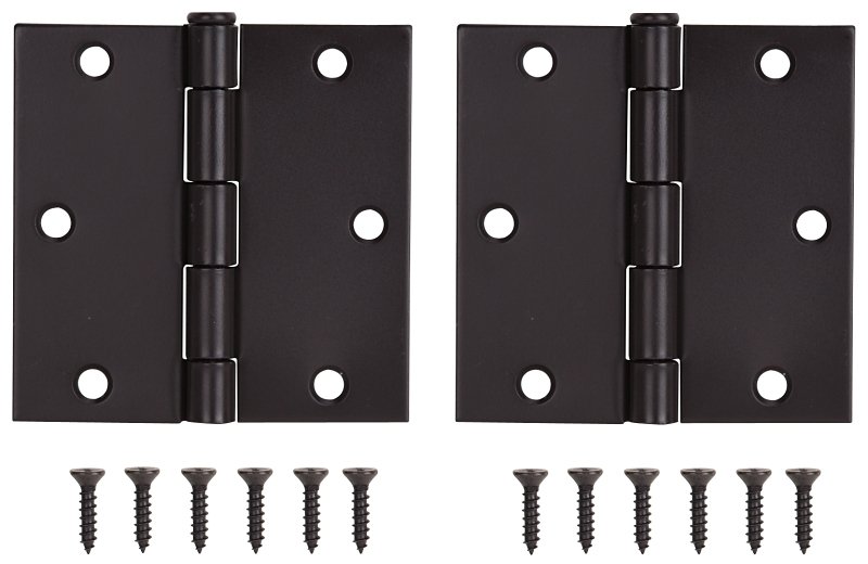 HINGE DOOR SQ 3.5X3.5IN ORB   