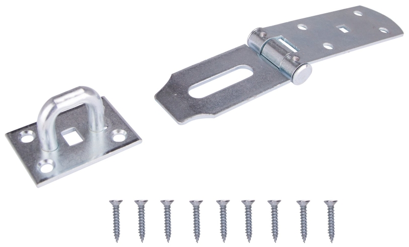 HINGE HASP HD ZN STL 4X1-3/4IN
