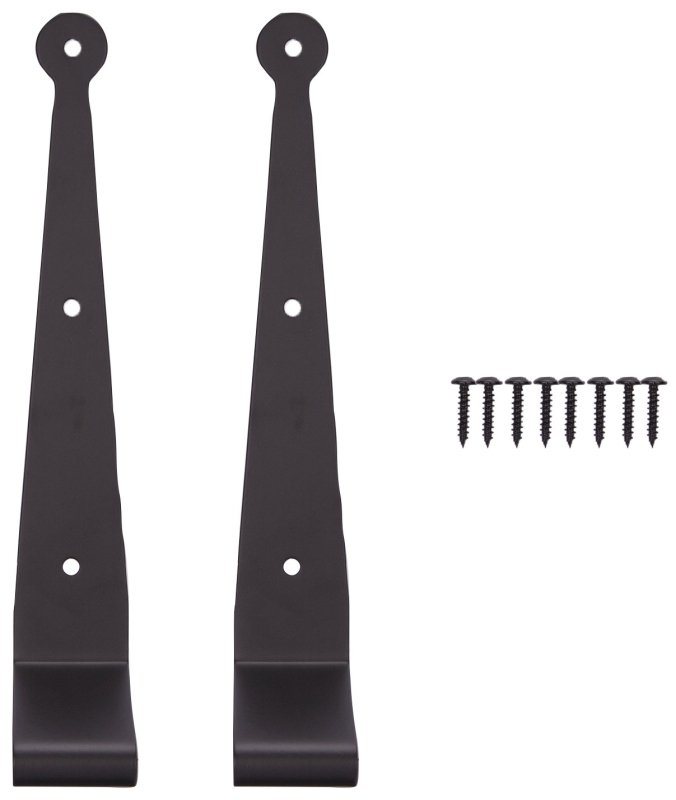 HINGE STRAP 10 BLK SS 2-1/4OS 