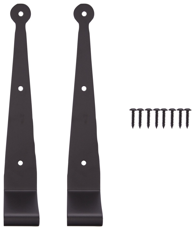 HINGE STRAP 10 BLK SS 2-1/4OS 