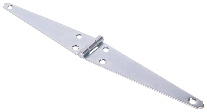 HINGE STRAP STEEL LD 6IN ZINC 