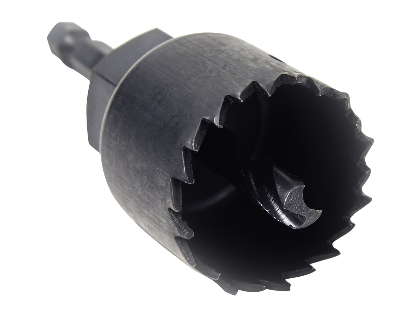 HOLE SAW CRBN W/MANDREL 1IN   