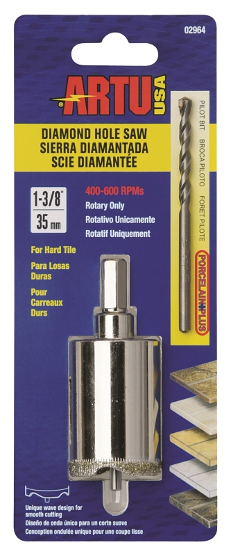 HOLE SAW DIAMOND 1-3/8IN      