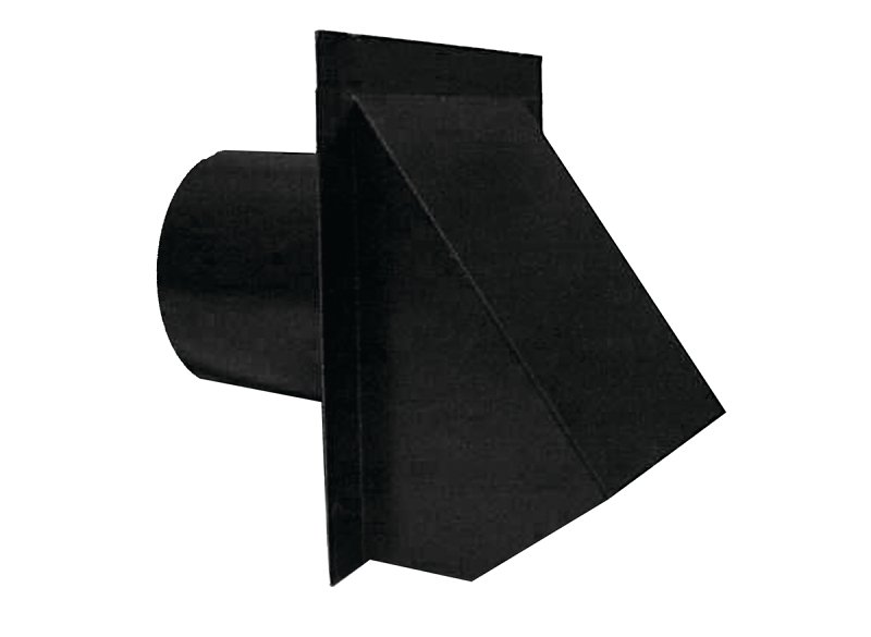 [4009676] HOOD VENT DRYER ROUND 4IN BLK 