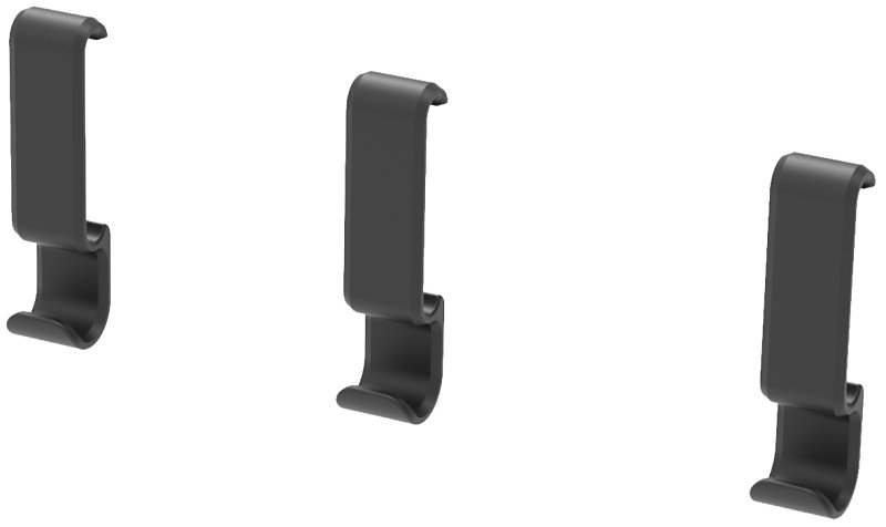 HOOK ACCESSRY POP-AND-LOCK 3PK