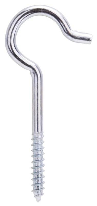 HOOK CEILING STL NO 6 BRT ZNC 