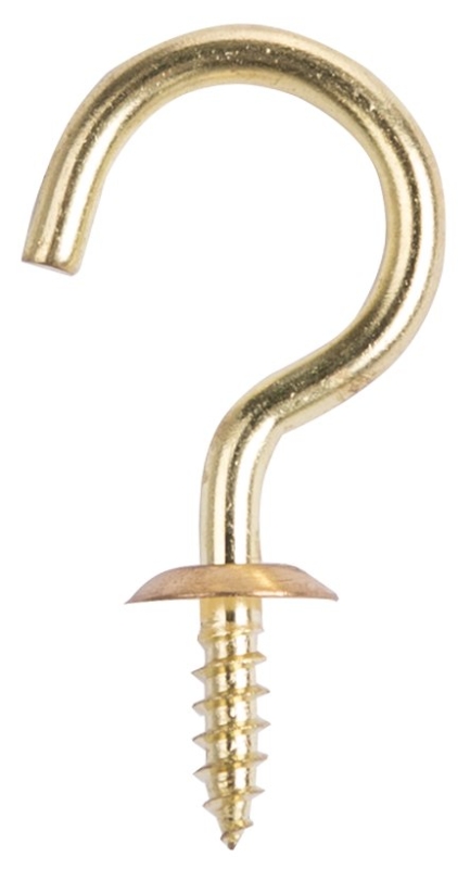 HOOK CUP SOLID BRASS 1-1/2IN  