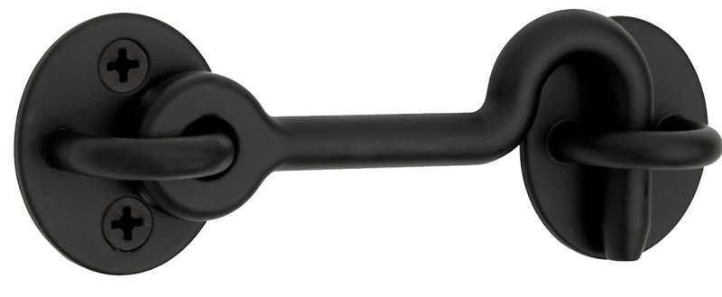[2051506] HOOK PRIVACY MATTE BLACK 4IN  