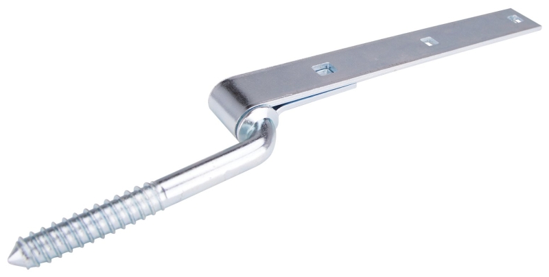 HOOK SCREW/HINGE STRAP 10IN   