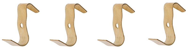 HOOK WIDE MOULDING POL BRASS  