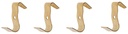 HOOK WIDE MOULDING POL BRASS  