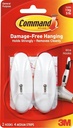 HOOK WIRE ADHESIVE MED WHITE  