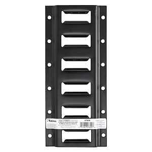 HORZONTAL E-TRACK STL BLK 12IN