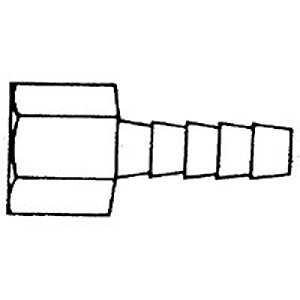 HOSE BARB FEMALE MARINE 3/8 IN