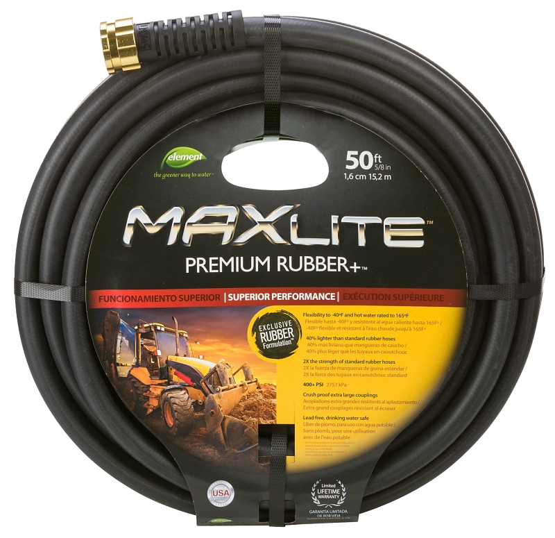 HOSE BLACK RUBBER 5/8INX50FT  
