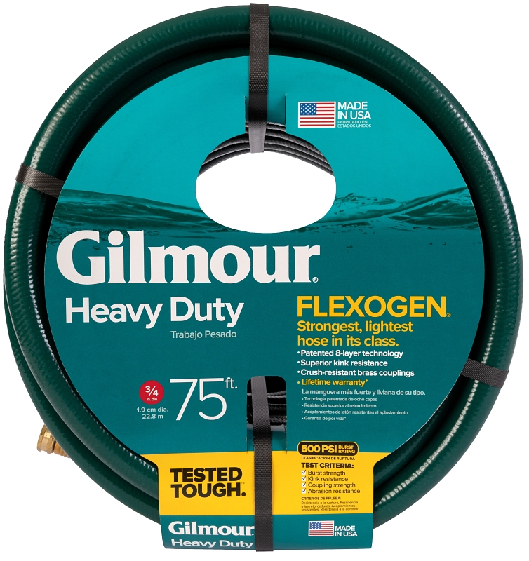HOSE FLEX GARDEN 8PLY 3/4X75FT