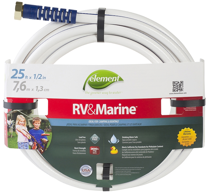 HOSE MARINE/CAMPER WH 1/2X25FT