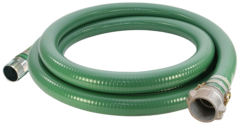 HOSE SUCTION PVC 3X20 QC X NPT
