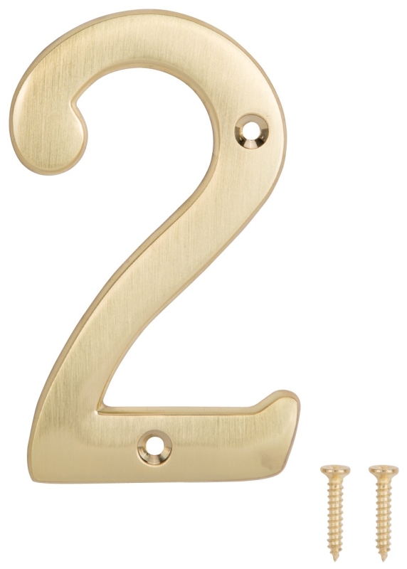 HOUSE NUMBER 2 SAT BRS 4IN    