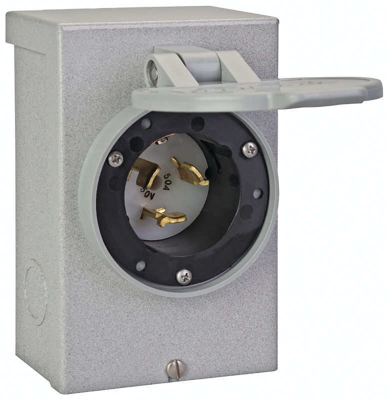 INLET BOX GENERATOR POWER 50A 