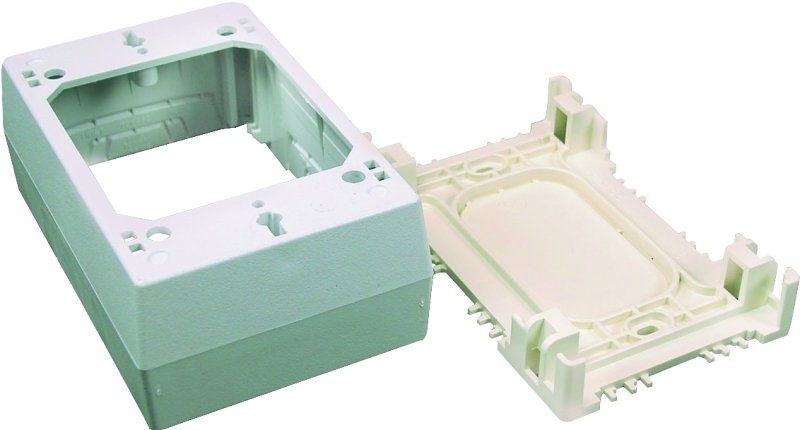 IVORY SWITCH/OUTLET BOX       