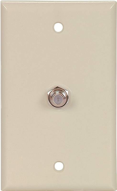 IVRY COAXIAL JACK W/WALL PLATE