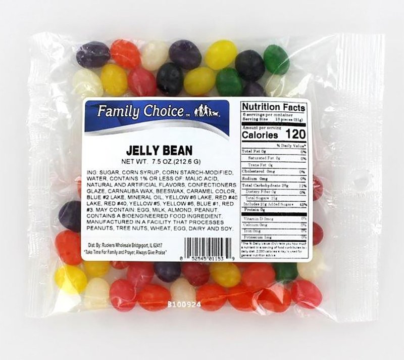 JELLY BEAN BAG 7.5 OZ         