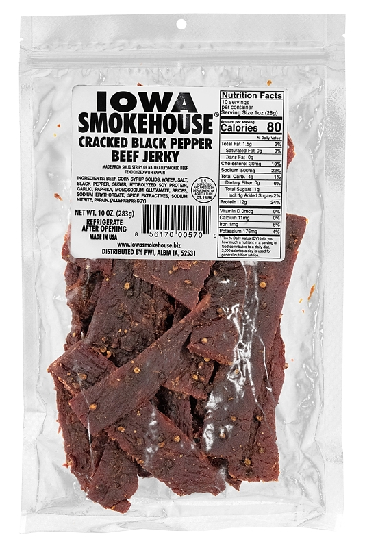 JERKEY BEEF CRKD BLK PEPR 10OZ