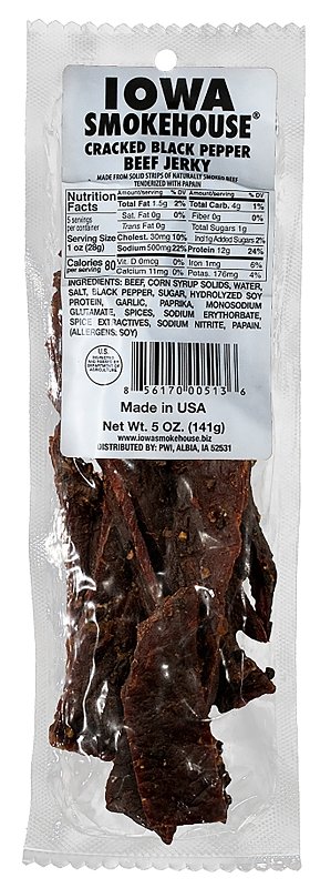 JERKEY BEEF CRKD BLK PEPR 5OZ 