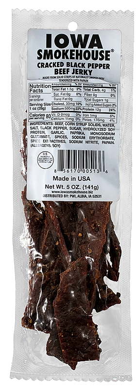 JERKEY BEEF CRKD BLK PEPR 5OZ 