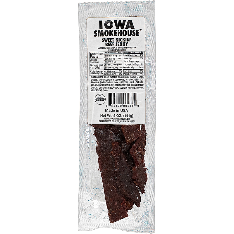 JERKEY BEEF SWEET KICKIN 5OZ  