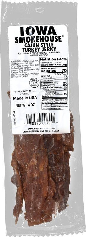 JERKY TURKEY ORIGINAL 4OZ     