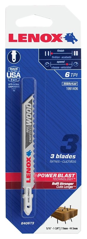 JIGSAW BLADE T-SHANK 4IN      